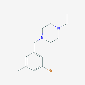 1-(3-Bromo-5-methylbenzyl)-4-ethylpiperazine