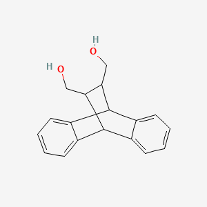 molecular formula C18H18O2 B12078708 trans-9,10-Dihydro-9,10-ethanoanthracene-11,12-dimethanol CAS No. 26495-88-5