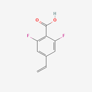 molecular formula C9H6F2O2 B12078715 2,6-Difluoro-4-vinyl-benzoic acid 