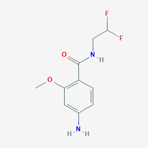 4-Amino-N-(2,2-difluoroethyl)-2-methoxybenzamide