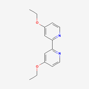 molecular formula C14H16N2O2 B12078816 4,4'-Diethoxy-2,2'-bipyridine 