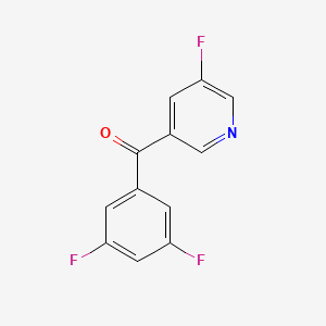 3-(3,5-Difluorobenzoyl)-5-fluoropyridine