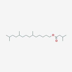molecular formula C22H44O2 B1207883 6,10,13-Trimethyltetradecyl isovalerate CAS No. 100508-44-9