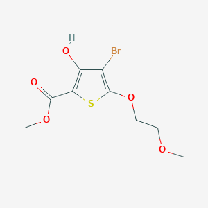 Methyl 4-bromo-3-hydroxy-5-(2-methoxyethoxy)thiophene-2-carboxylate