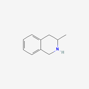 molecular formula C10H13N B1207884 3-Methyl-1,2,3,4-tetrahydroisoquinoline CAS No. 29726-60-1