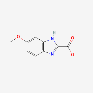 molecular formula C10H10N2O3 B12078858 methyl 6-methoxy-1H-1,3-benzodiazole-2-carboxylate 