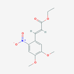 Ethyl 3-(4,5-dimethoxy-2-nitrophenyl)acrylate