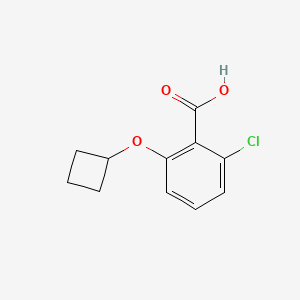 2-Chloro-6-cyclobutoxybenzoic acid