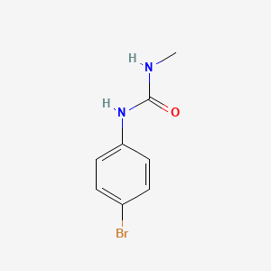 molecular formula C8H9BrN2O B1207888 1-(4-Bromophenyl)-3-methylurea CAS No. 20680-07-3