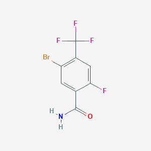 5-Bromo-2-fluoro-4-trifluoromethyl-benzamide