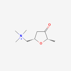 molecular formula C9H18NO2+ B1207891 Muscarone 