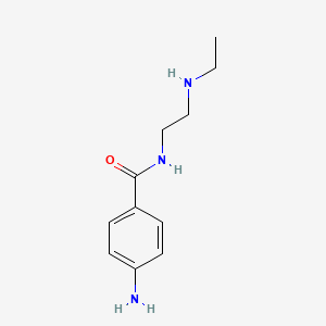 molecular formula C11H17N3O B1207893 Desethylprocainamide CAS No. 76806-95-6