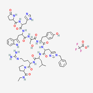 molecular formula C68H87F3N18O14 B12078959 (D-Tyr5)-histrelin 