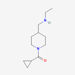 molecular formula C12H22N2O B12078986 [(1-Cyclopropanecarbonylpiperidin-4-yl)methyl](ethyl)amine 