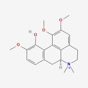 molecular formula C21H26NO4+ B1207899 Menisperine CAS No. 25342-82-9