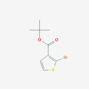 molecular formula C9H11BrO2S B12079011 tert-Butyl 2-bromothiophene-3-carboxylate 