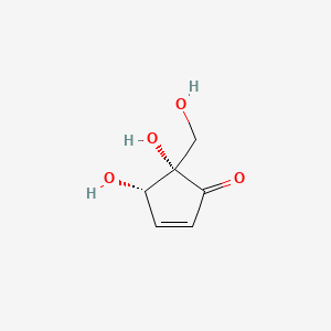 molecular formula C6H8O4 B1207903 喷替诺霉素 I CAS No. 49644-25-9