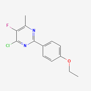 4-Chloro-2-(4-ethoxyphenyl)-5-fluoro-6-methylpyrimidine