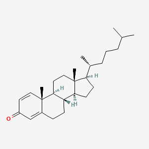 molecular formula C27H42O B1207908 胆甾-1,4-二烯-3-酮 CAS No. 566-91-6