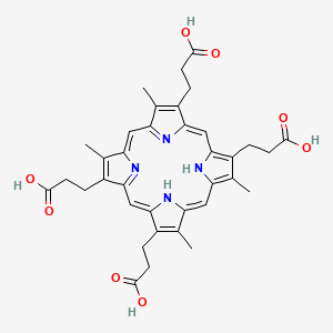 molecular formula C36H38N4O8 B1207910 粪卟啉 II CAS No. 3082-03-9