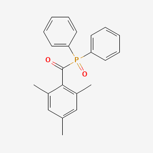 molecular formula C22H21O2P B1207914 二苯基(2,4,6-三甲基苯甲酰)膦氧化物 CAS No. 75980-60-8