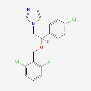 molecular formula C18H15Cl3N2O B1207916 奥康唑 CAS No. 66778-37-8