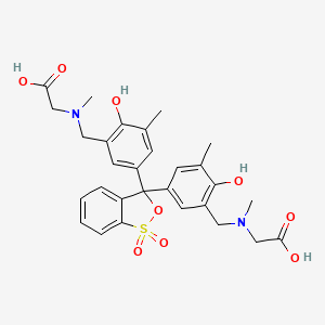 molecular formula C29H32N2O9S B1207919 Glycine Cresol Red CAS No. 65720-39-0