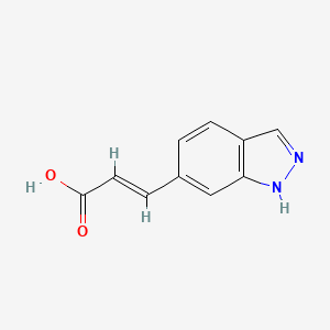 (2E)-3-(1H-Indazol-6-yl)acrylic acid