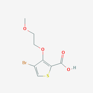 4-Bromo-3-(2-methoxyethoxy)thiophene-2-carboxylic acid