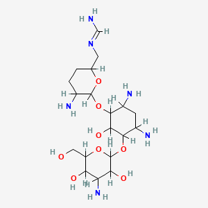 molecular formula C19H38N6O8 B1207922 6'-N-Formimidoyldibekacin CAS No. 91704-85-7