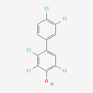 molecular formula C12H5Cl5O B1207924 4-羟基-2,3,3',4',5-五氯联苯 CAS No. 152969-11-4