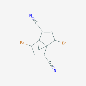 2,6-Dibromo-4,8-dicyanotricyclo[3.3.1.0(1,5)]nona-3,7-diene