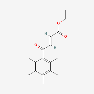 Ethyl 4-oxo-4-(2,3,4,5,6-pentamethylphenyl)but-2-enoate