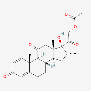 (16Alpha)-21-(Acetyloxy)-17-hydroxy-16-methyl-pregna-1,4-diene-3,11,20-trione