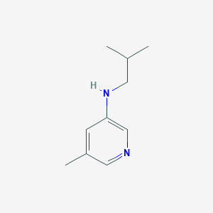 5-Methyl-N-(2-methylpropyl)pyridin-3-amine