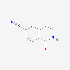 1-Oxo-1,2,3,4-tetrahydroisoquinoline-6-carbonitrile