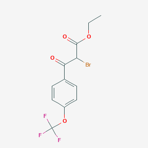 Ethyl 2-bromo-3-oxo-3-[4-(trifluoromethoxy)phenyl]propanoate