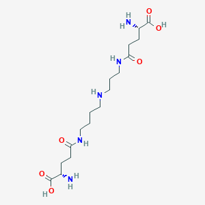 molecular formula C17H33N5O6 B1207948 Bgg-spermidine CAS No. 74141-51-8