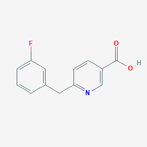 6-(3-Fluorobenzyl)nicotinic acid