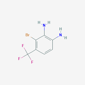 1-Bromo-2,3-diamino-6-(trifluoromethyl)benzene