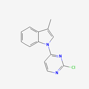 2-Chloro-4-(3-methylindol-1-yl)pyrimidine