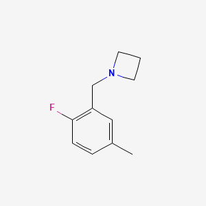 1-[(2-Fluoro-5-methylphenyl)methyl]azetidine