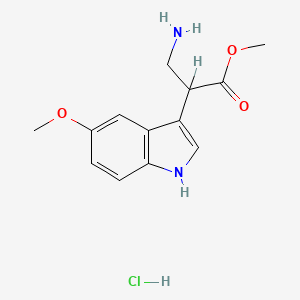 molecular formula C13H17ClN2O3 B1207959 吲哚萘酸盐 CAS No. 72318-55-9