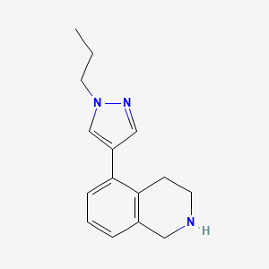 5-(1-Propyl-1H-pyrazol-4-yl)-1,2,3,4-tetrahydroisoquinoline