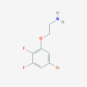 molecular formula C8H8BrF2NO B12079615 2-(5-Bromo-2,3-difluorophenoxy)ethan-1-amine 