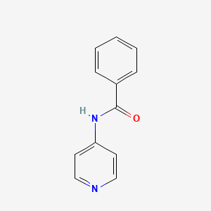 molecular formula C12H10N2O B1207967 N-(吡啶-4-基)苯甲酰胺 CAS No. 5221-44-3