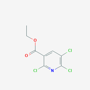 molecular formula C8H6Cl3NO2 B12079679 Ethyl 2,5,6-trichloronicotinate 