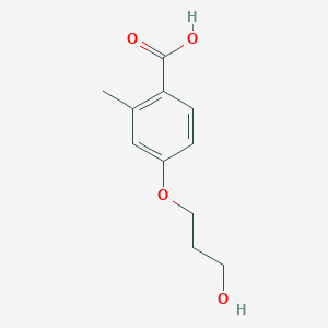 4-(3-Hydroxypropoxy)-2-methylbenzoic acid