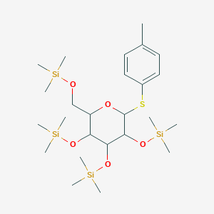 p-Tolyl 1-thio-2,3,4,6-tetra-O-(trimethylsilyl)-I(2)-D-glucopyranoside