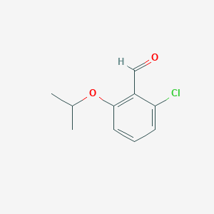 molecular formula C10H11ClO2 B12079741 2-Chloro-6-isopropoxy-benzaldehyde 